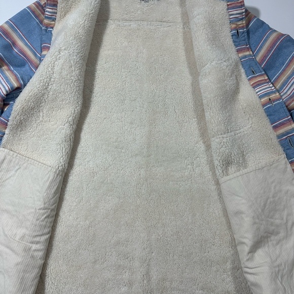 Faherty Mens High Pile Fleece Lined Shirt Jacket - MOS2212-HSP, Size Medium - Picture 8 of 10